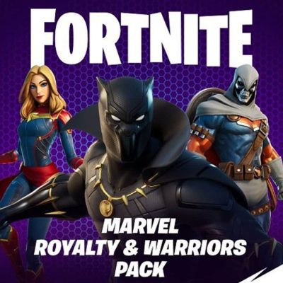 FORTNITE : marvel royalty and warriors pack